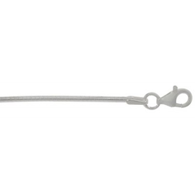 1.2mm Soft Omega Wire, 16" - 18" Length, Sterling Silver